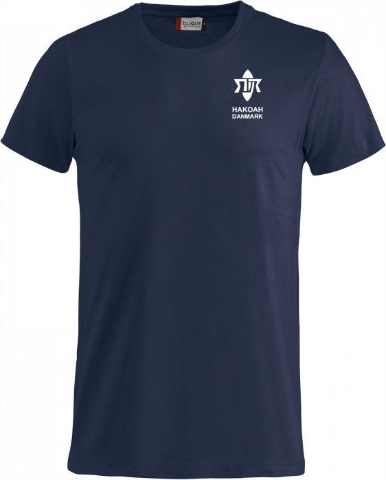 Clique - Hakoah Cotton T-Shirt - Marineblauw