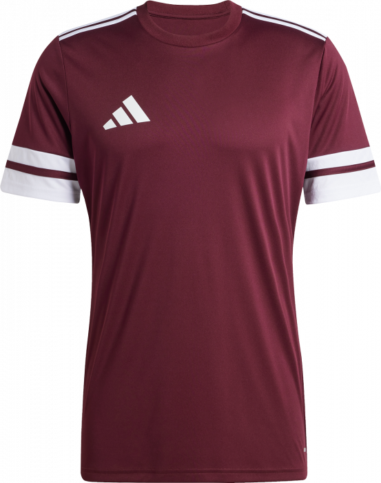 Adidas - Squadra 25 Player Jersey - Maroon & blanc