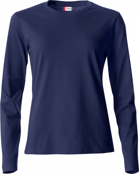 Clique - Basic-T L/s Ladies - Marineblauw