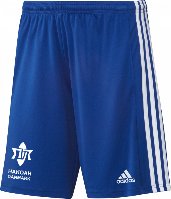 Adidas - Hakoah Game Shorts Men/kids - Azul regio & blanco