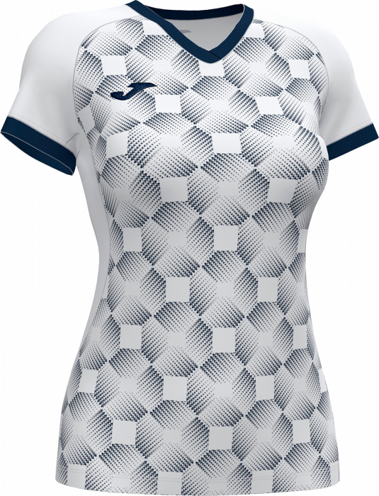 Joma - Short Sleeve T-Shirt Supernova Women - Bianco & nero
